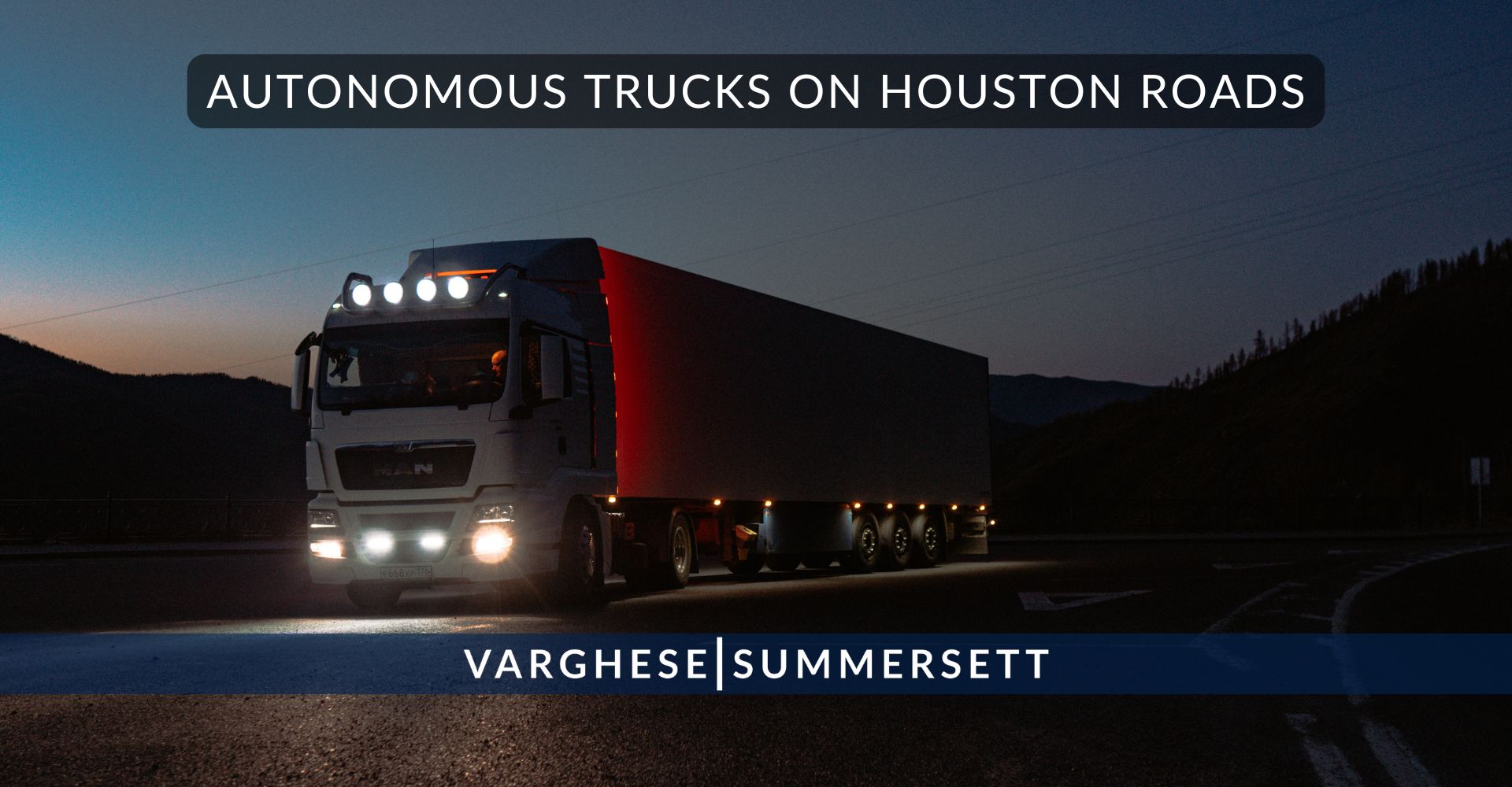 Camiones autónomos en las carreteras de Houston