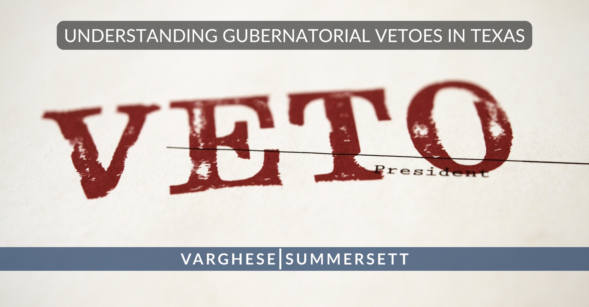 Understanding Governor Vetos