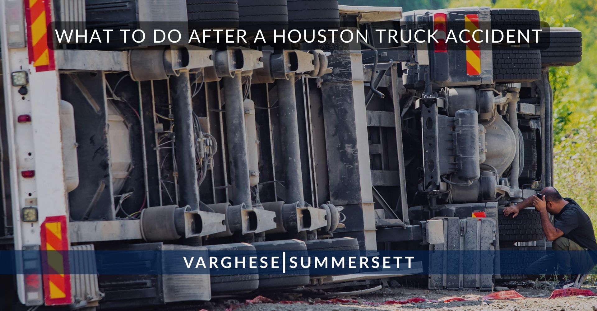 Qué hacer después de un accidente de camión en Houston