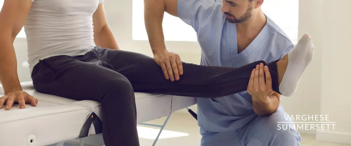 Physical therapy for dislocated joint