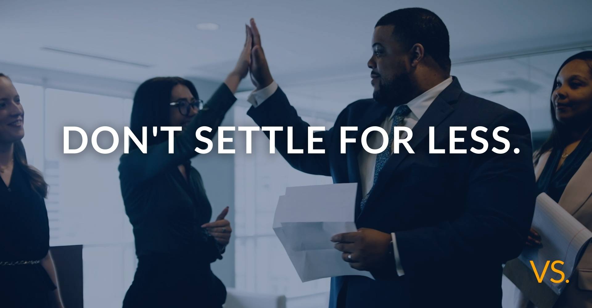 No te conformes con menos.