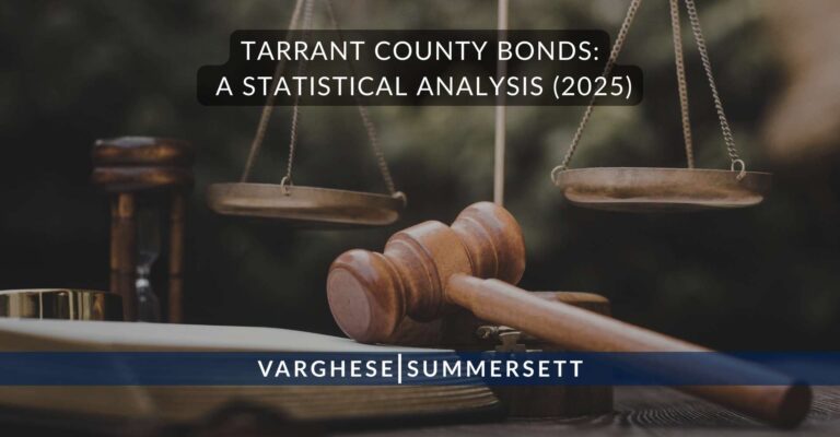 Bonos del condado de Tarrant: análisis estadístico de los bonos fijados en 2025