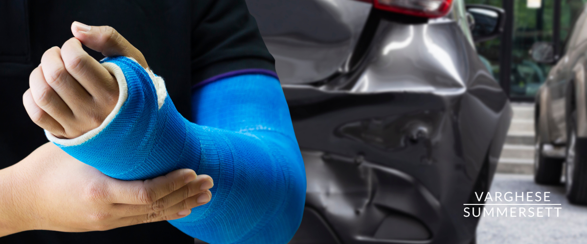 Arm injury from car accident