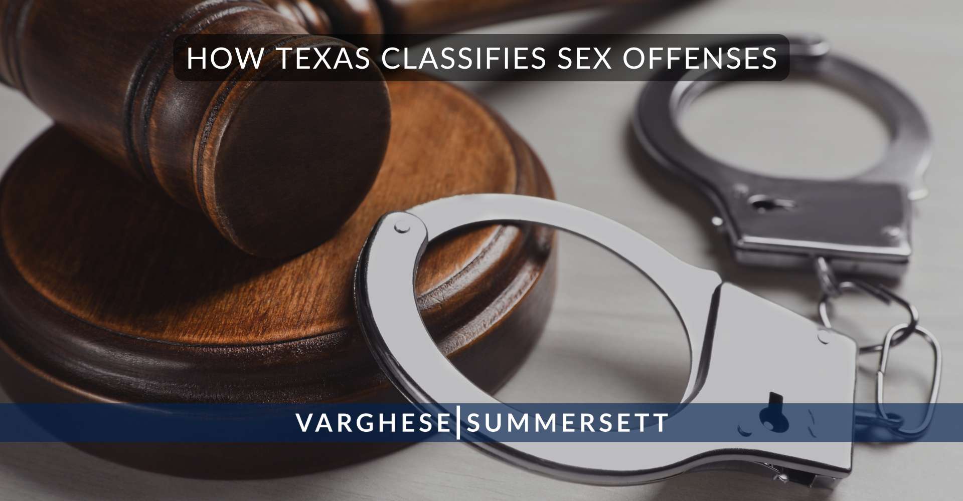 Cómo clasifica Texas los delitos sexuales