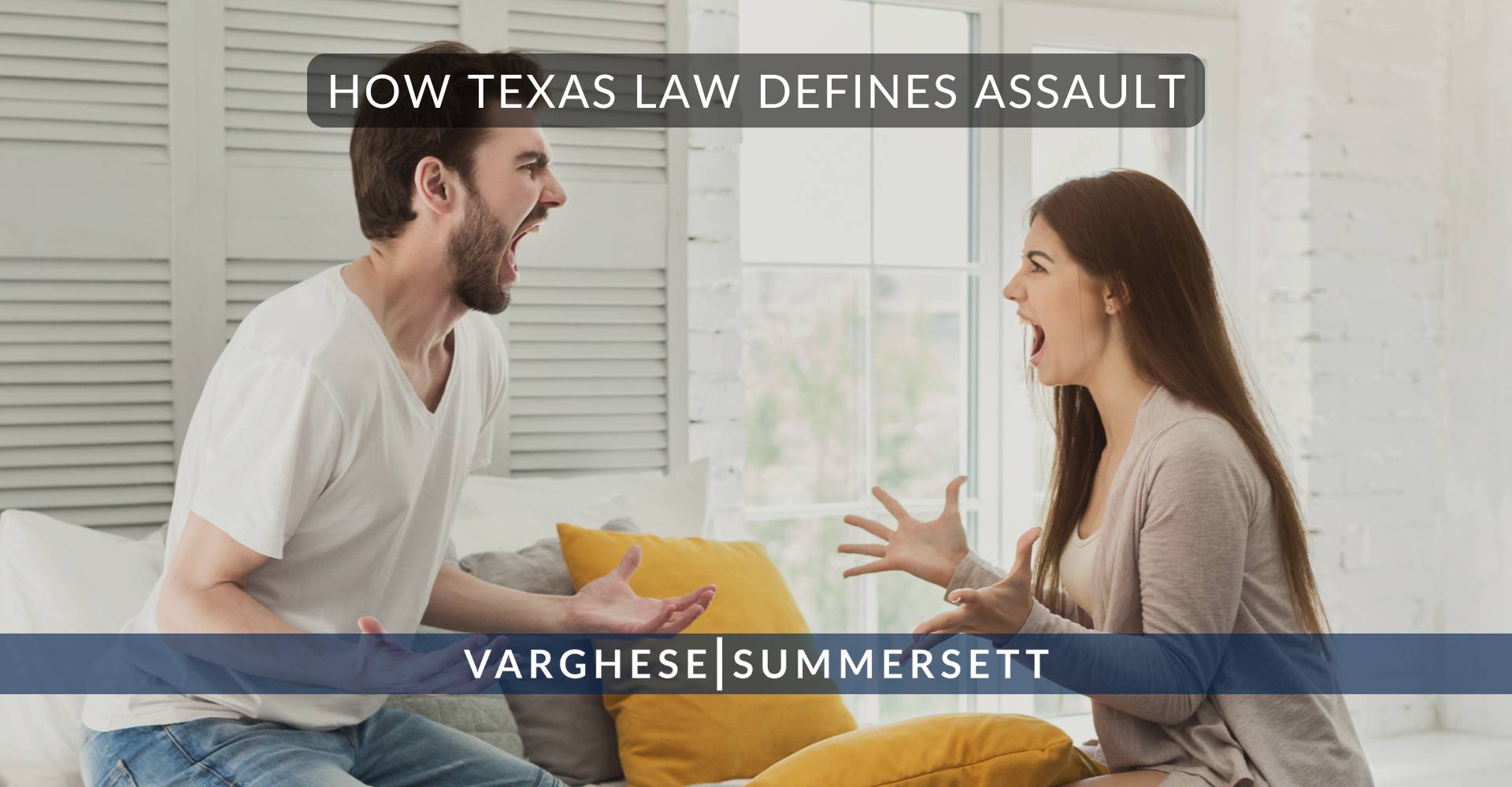 Cómo define la ley de Texas el delito de agresión