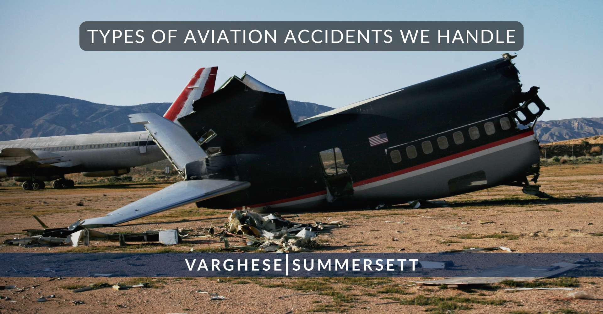 Tipos de accidentes aéreos que manejamos