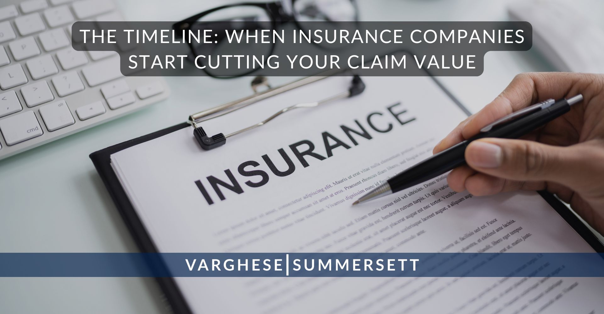 The Timeline When Insurance Companies Start Cutting Your Claim Value