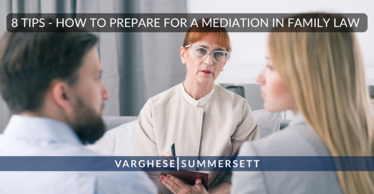 8 Tips for Preparing for a Successful Mediation in Family Law