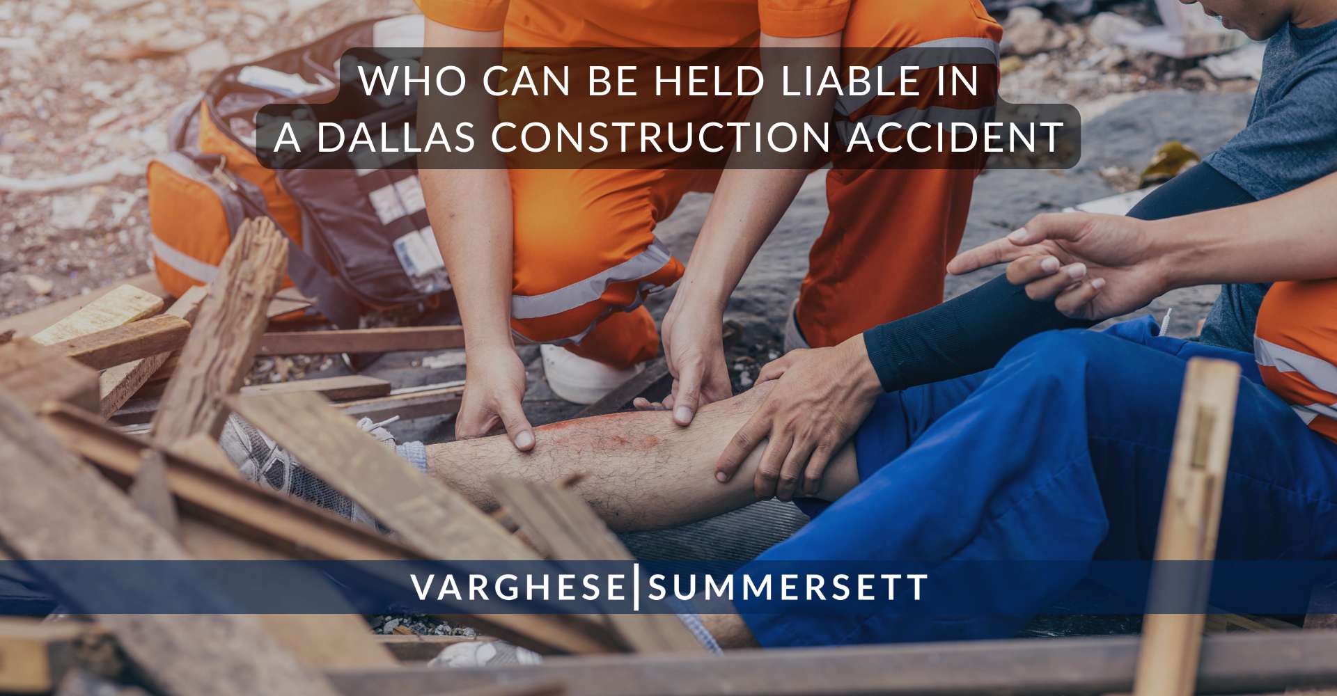 ¿Quién puede ser considerado responsable en un accidente de construcción en Dallas?