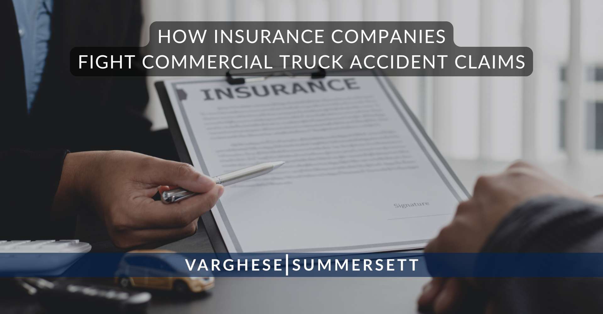 Cómo las compañías de seguros combaten las reclamaciones por accidentes de camiones comerciales