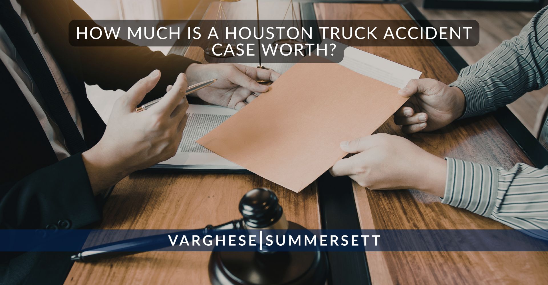 ¿Cuánto vale un caso de accidente de camión en Houston?