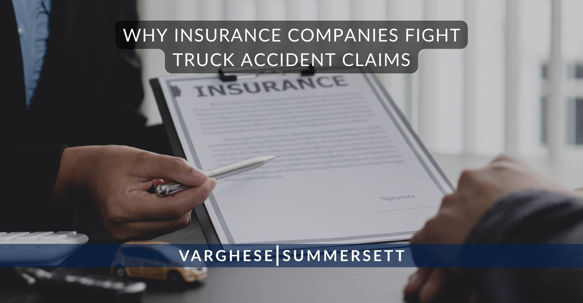 ¿Por qué las compañías de seguros se oponen a las reclamaciones por accidentes de camiones?