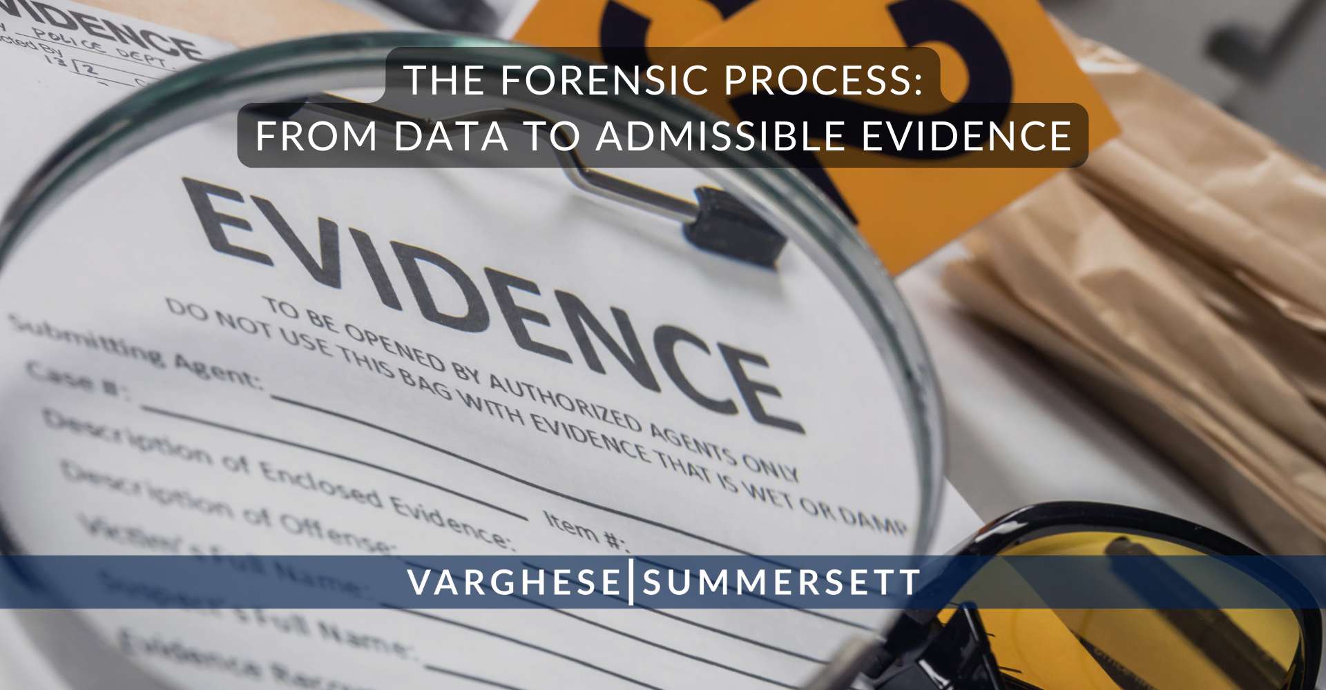 The Forensic Process: From Data to Admissible Evidence