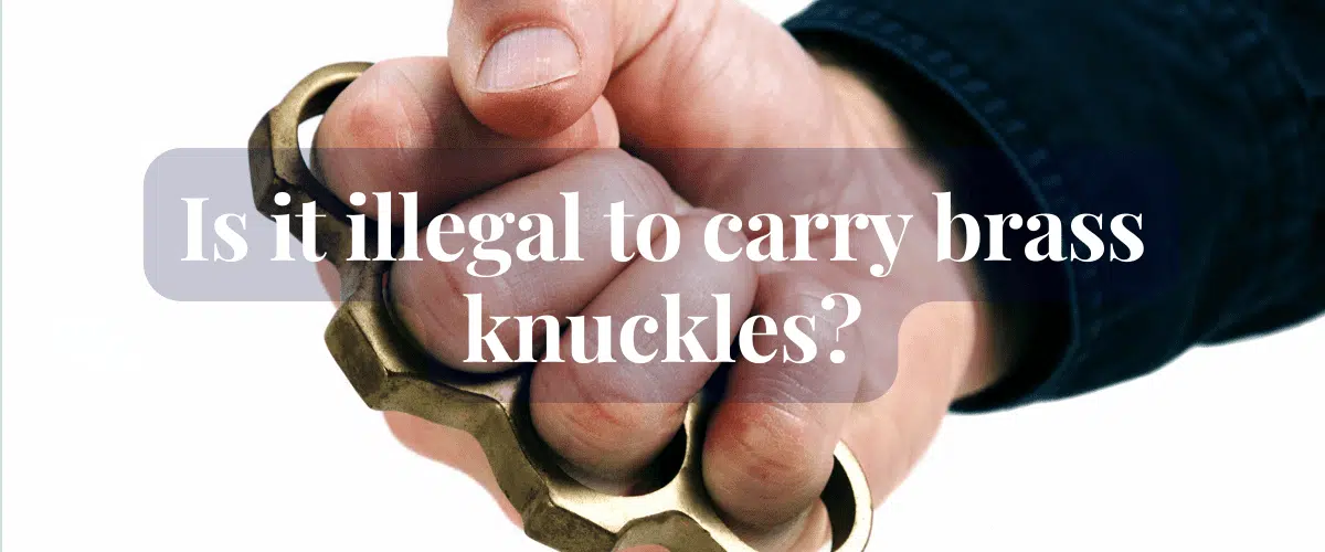 ¿Es ilegal llevar nudillos de metal en Texas?