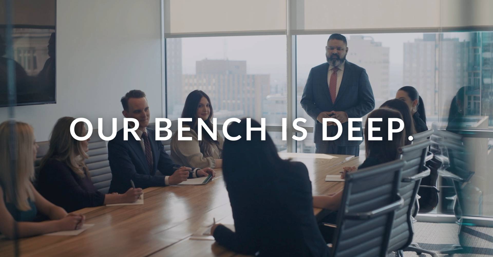 Nuestro banquillo es profundo.