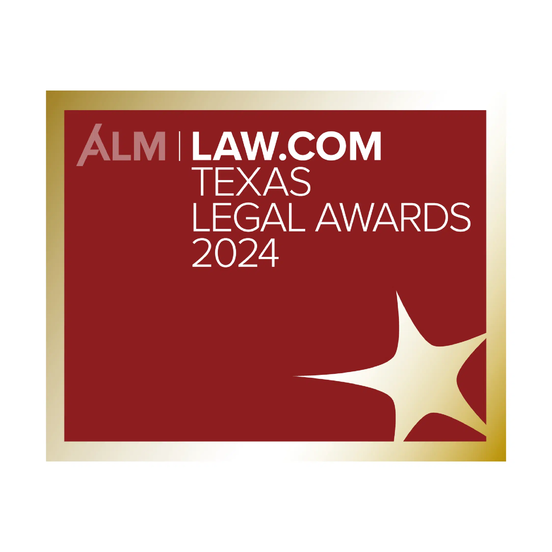 ALM Texas Legal Award for 2024