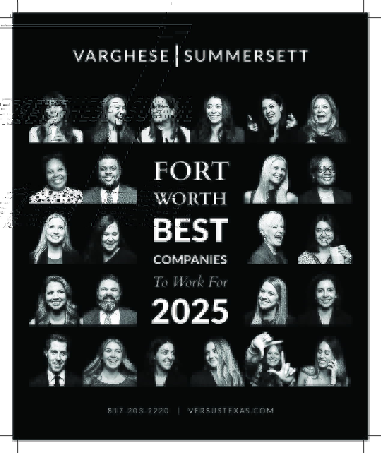 Varghese Summersett nombrada "Mejor empresa para trabajar en Fort Worth" por cuarto año consecutivo