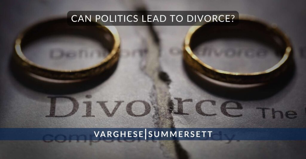 Can Politics Lead to Divorce?