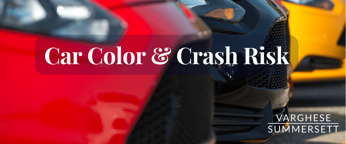 Color del coche y colisión