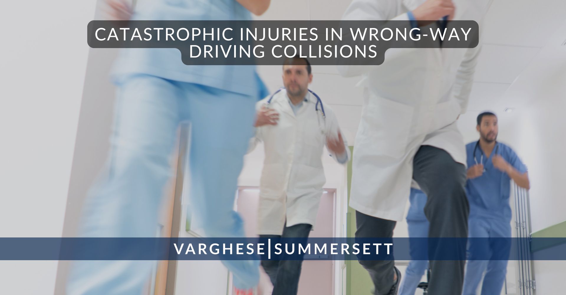 Lesiones catastróficas en colisiones por conducción en dirección contraria