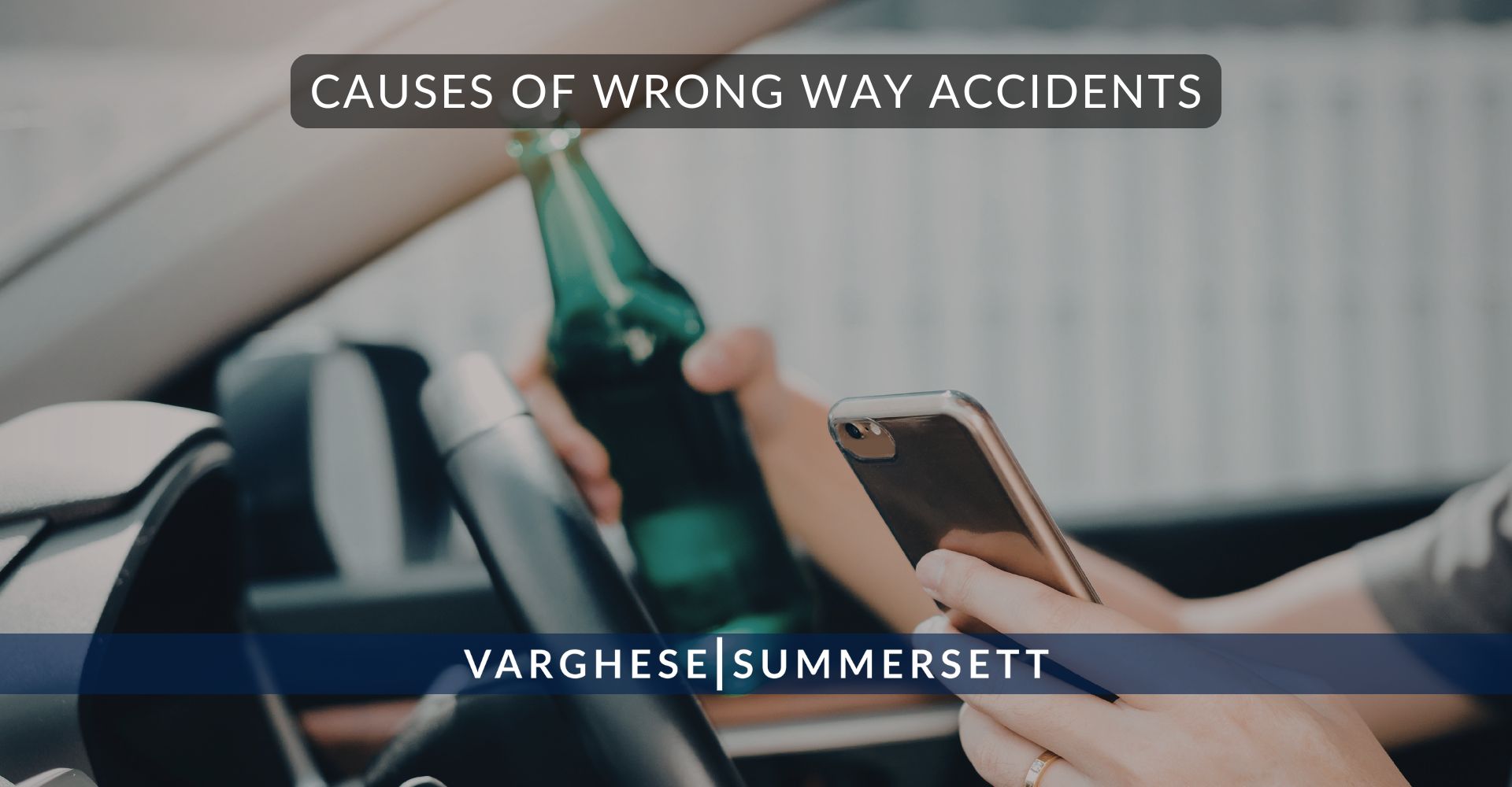 Causas de los accidentes por conducción en sentido contrario