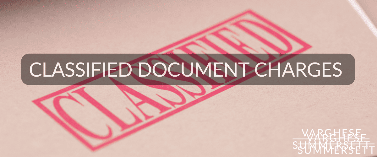 Classified Document Charges