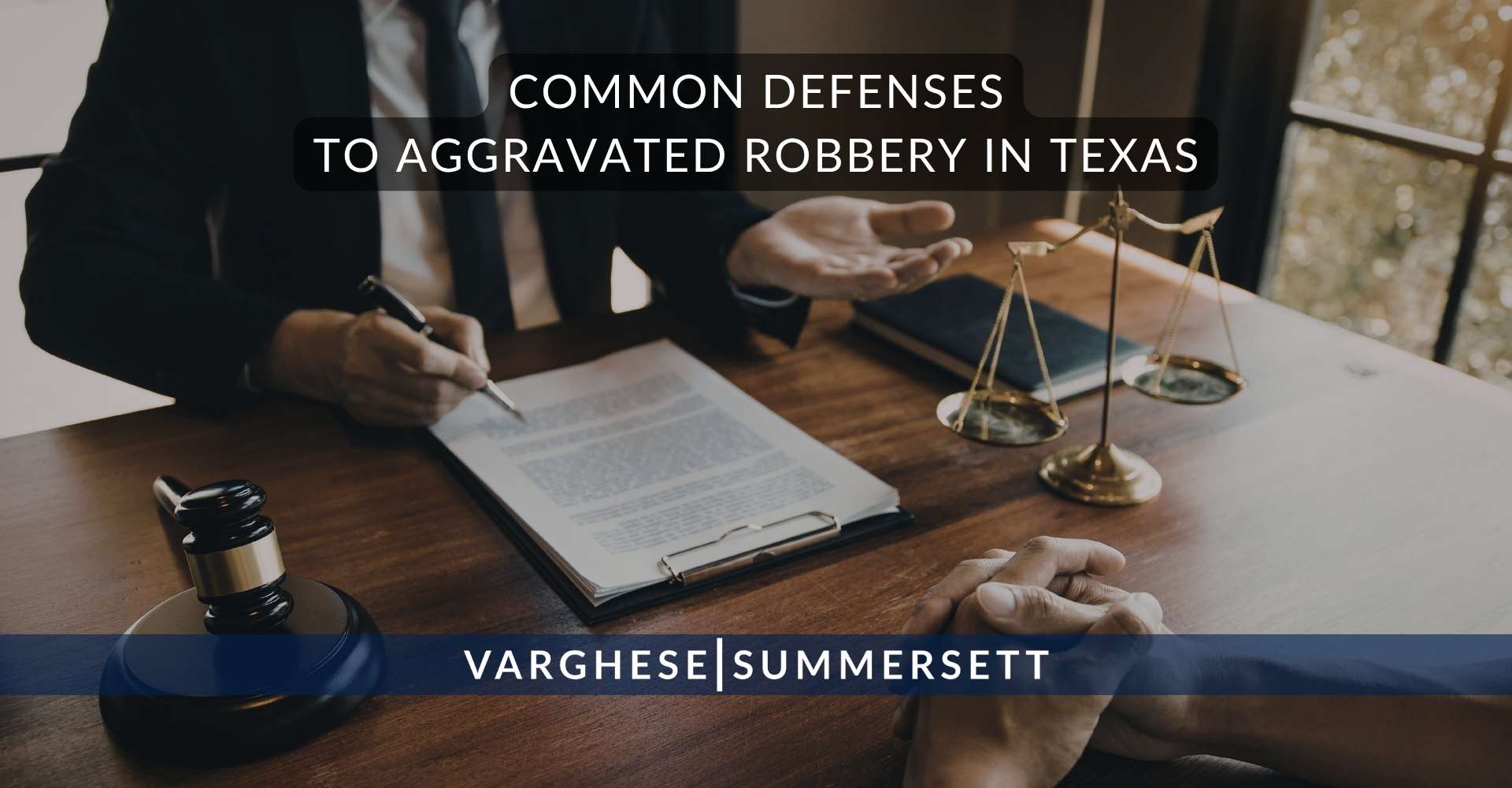 Defensas habituales en los casos de robo agravado en Texas