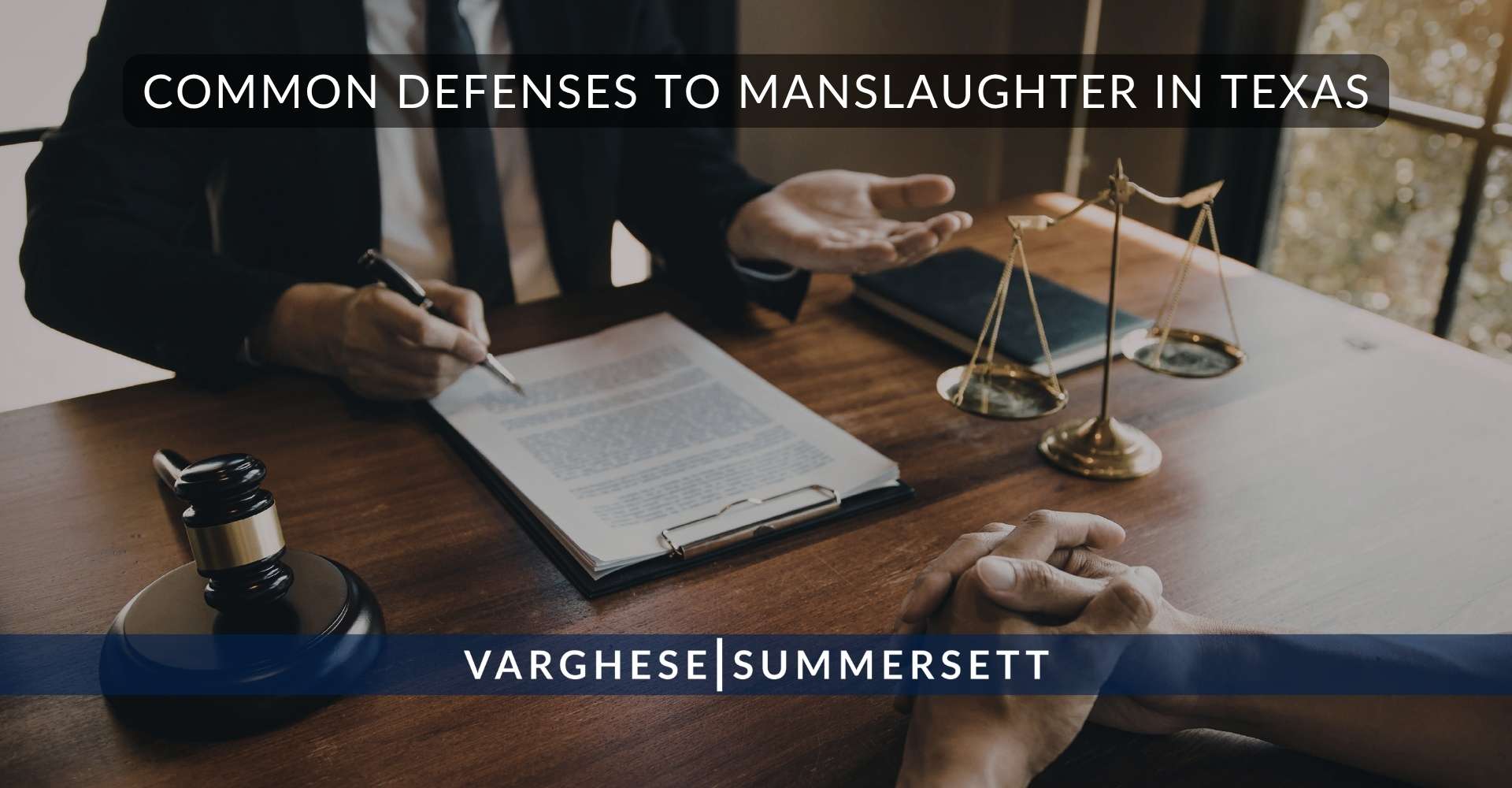 Defensas habituales en los casos de homicidio involuntario en Texas