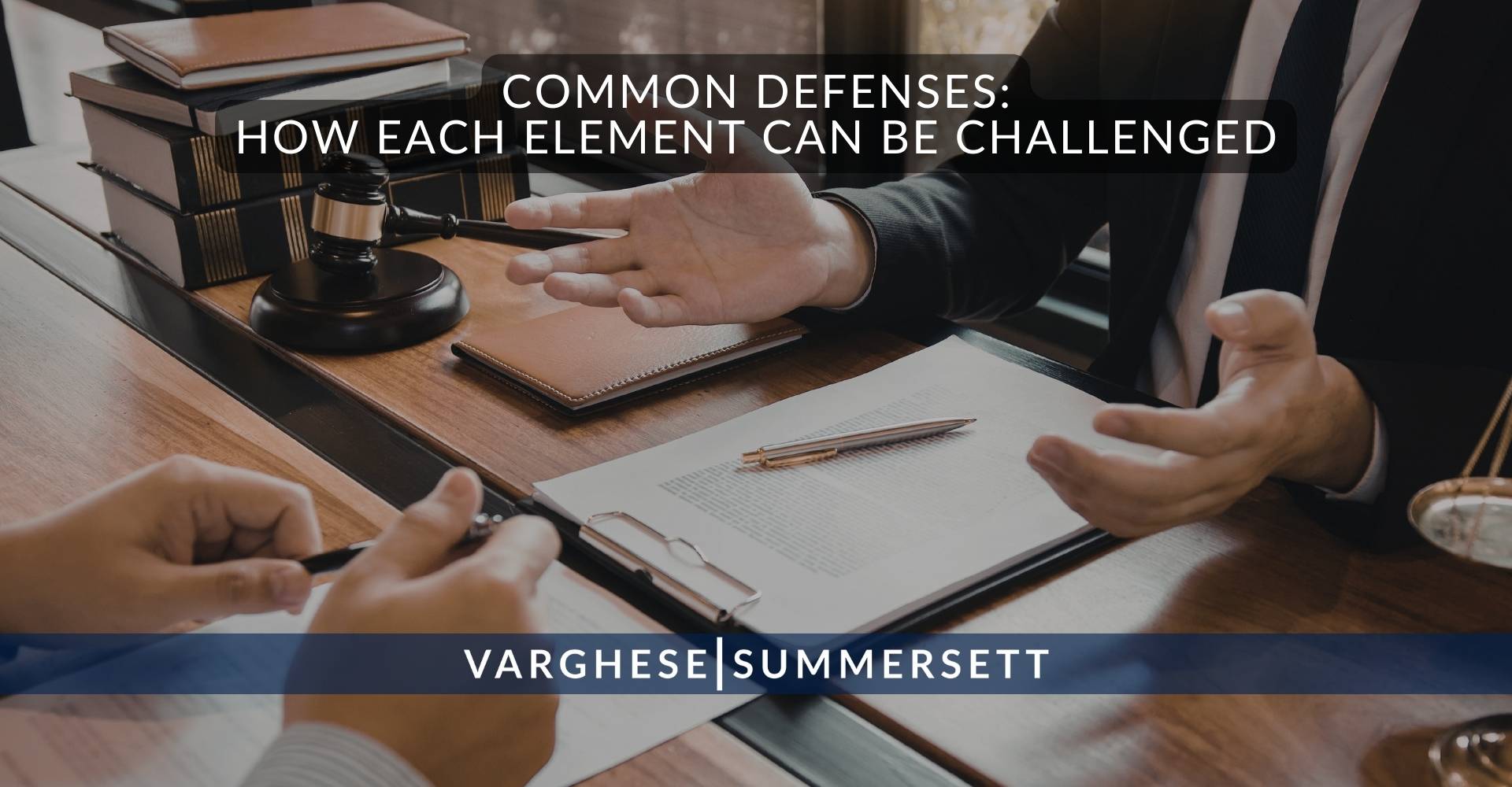 Defensas comunes: cómo se puede impugnar cada elemento