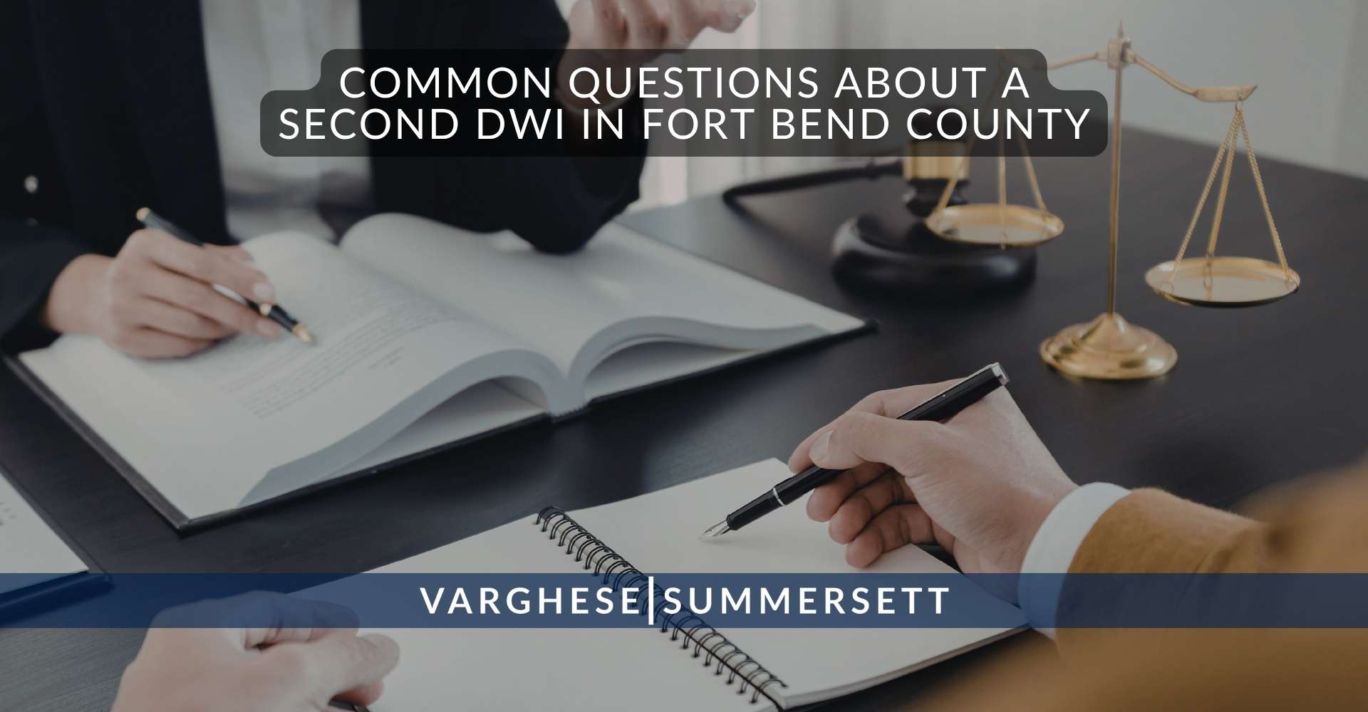 Preguntas frecuentes sobre una segunda infracción por conducir bajo los efectos del alcohol en el condado de Fort Bend