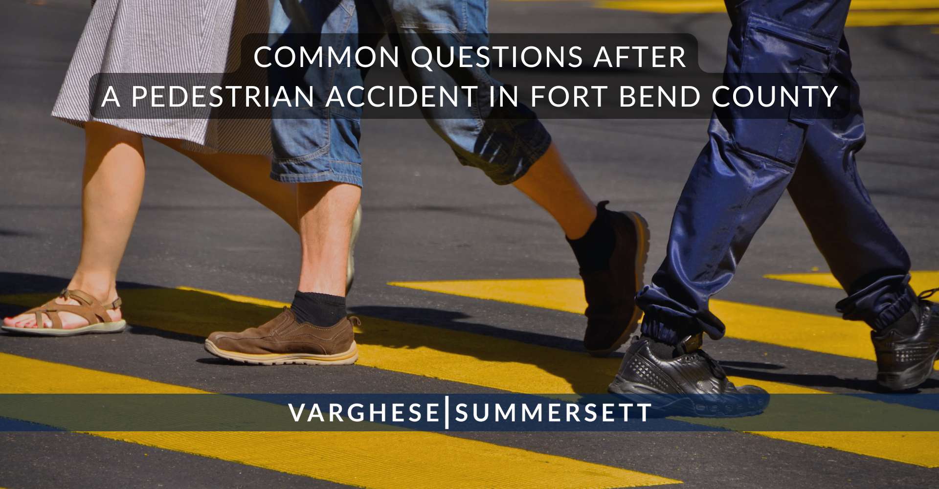Common Questions After a Pedestrian Accident in Fort Bend County