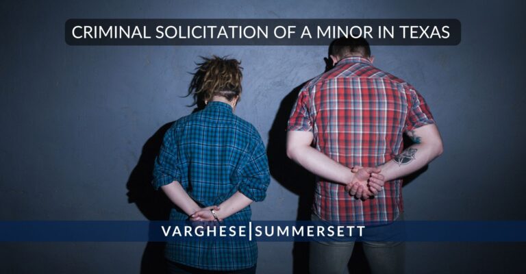 Criminal Solicitation of a Minor | Texas Penal Code 15.031