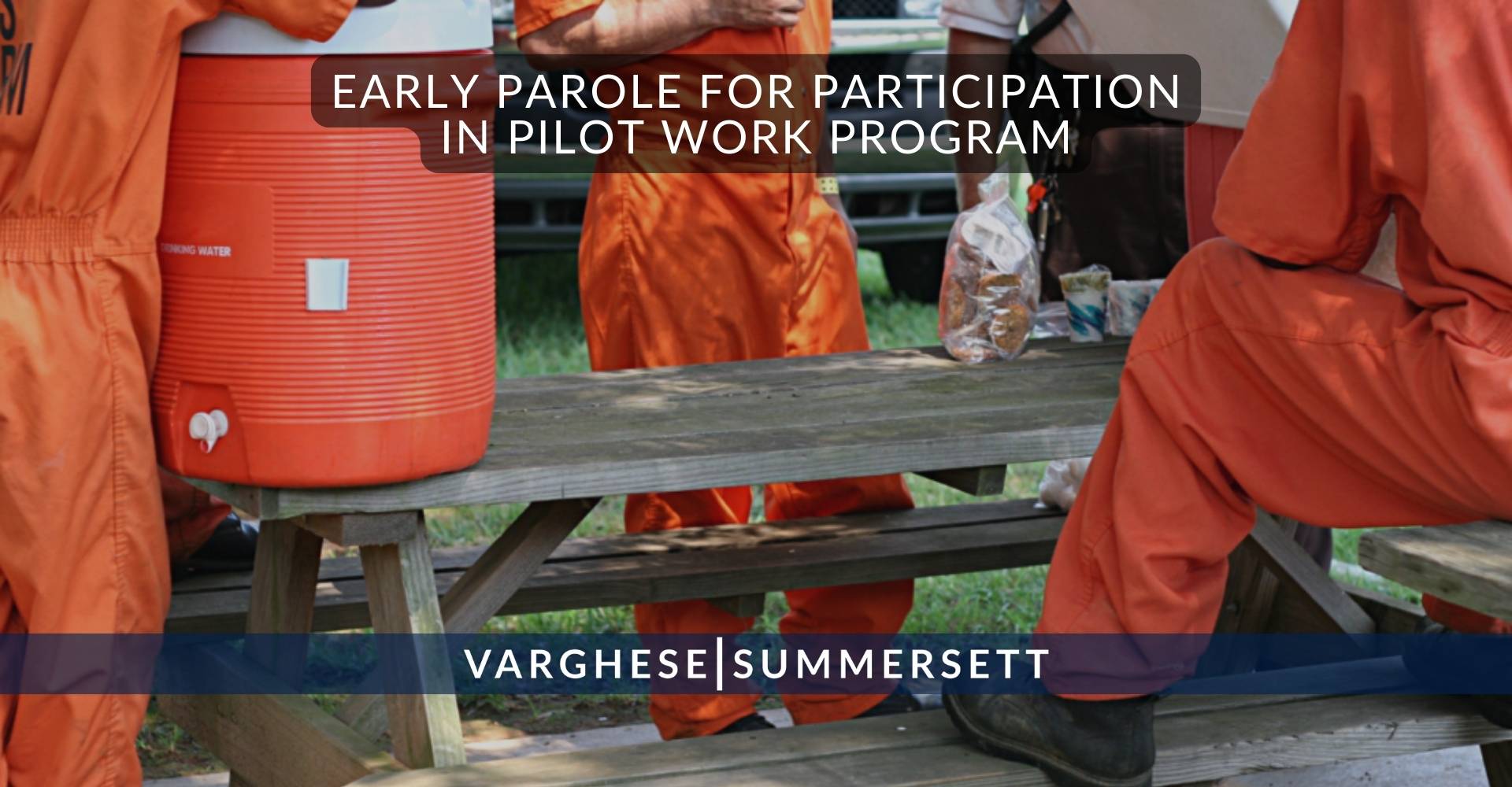 Libertad condicional anticipada por participar en un programa piloto de trabajo