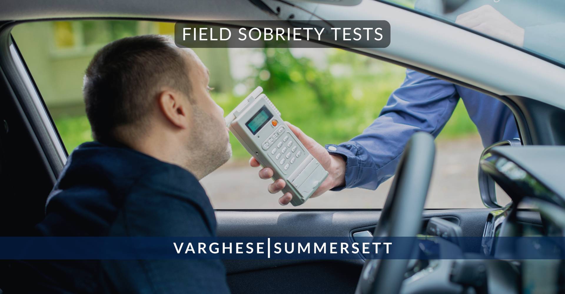 Pruebas de sobriedad en el terreno