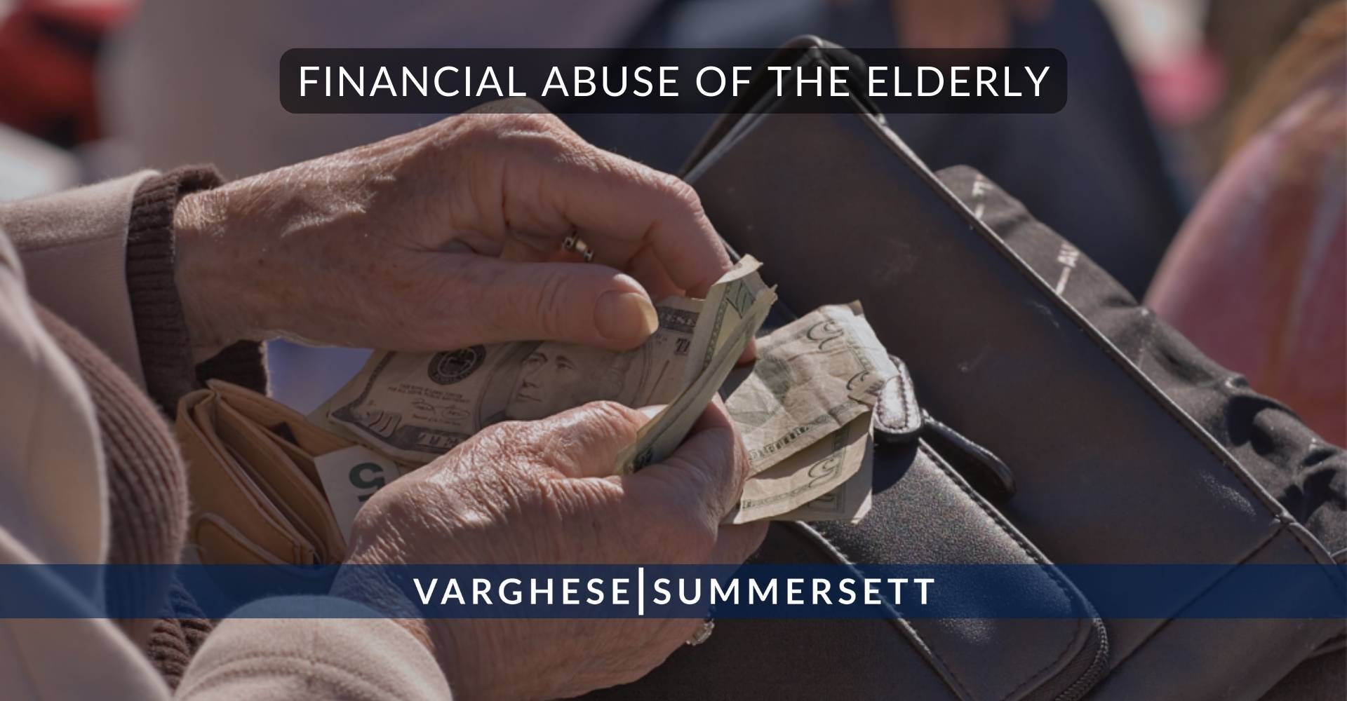 Abuso financiero de las personas mayores