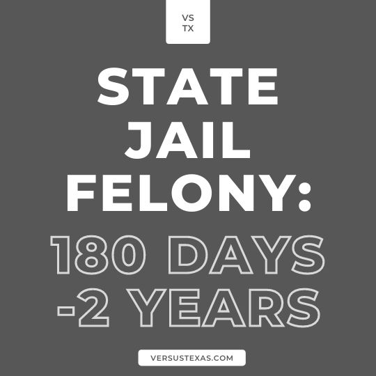 State Jail Felony