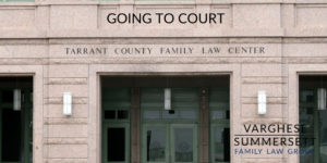going to divorce in Tarrant County