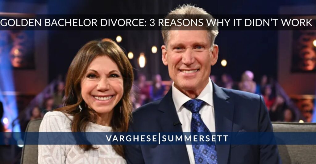 Golden Bachelor Divorcio