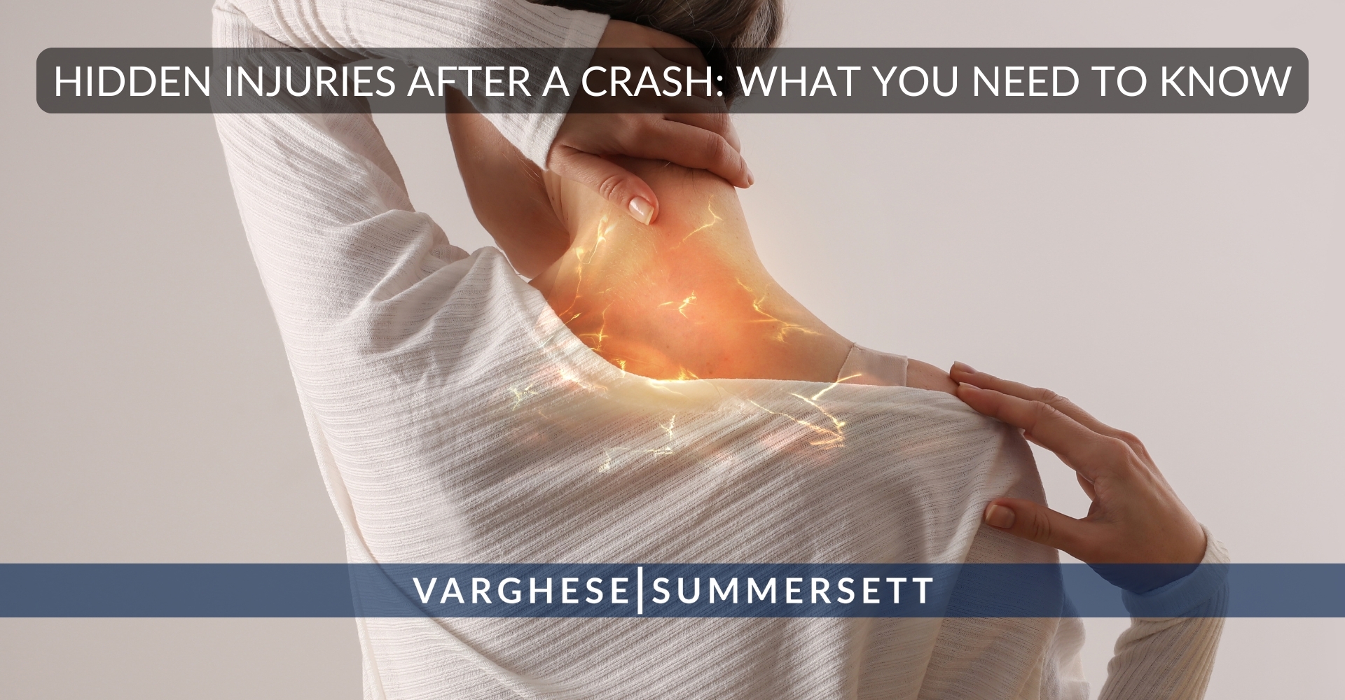 Lesiones ocultas tras un accidente