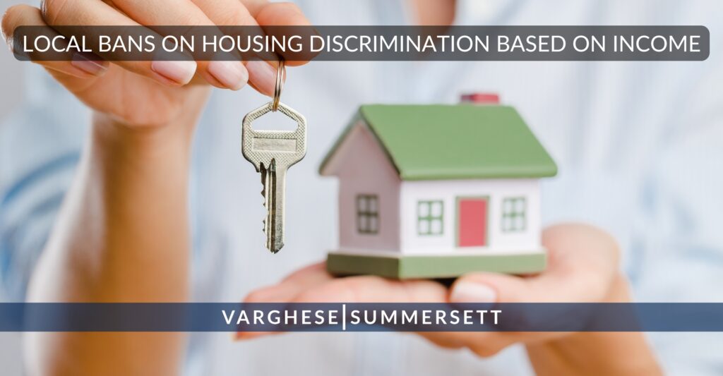Los vales de vivienda y la solicitud de alquiler representan una prohibición paralizada de la discriminación en materia de vivienda basada en los ingresos