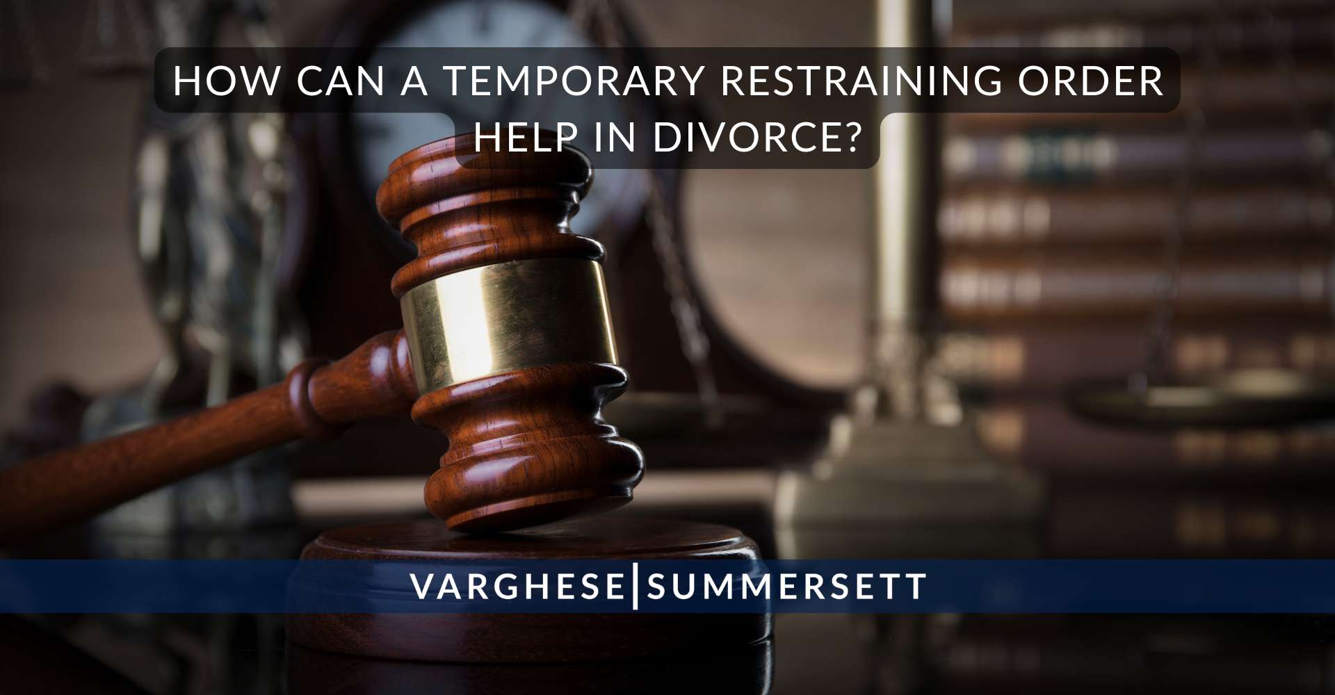 ¿Cómo puede ayudar una orden de alejamiento temporal en el divorcio?