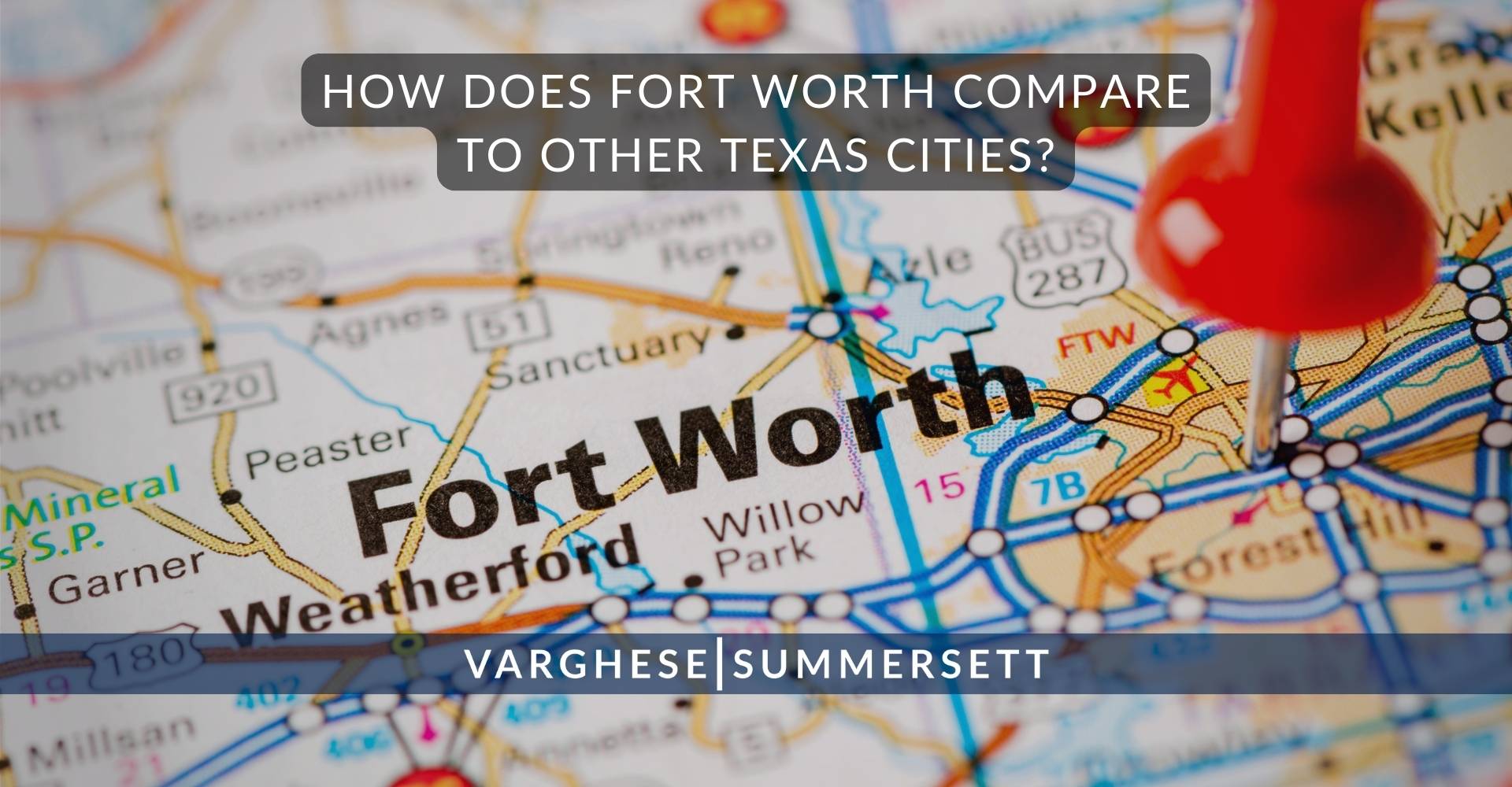 ¿Cómo se compara Fort Worth con otras ciudades de Texas?