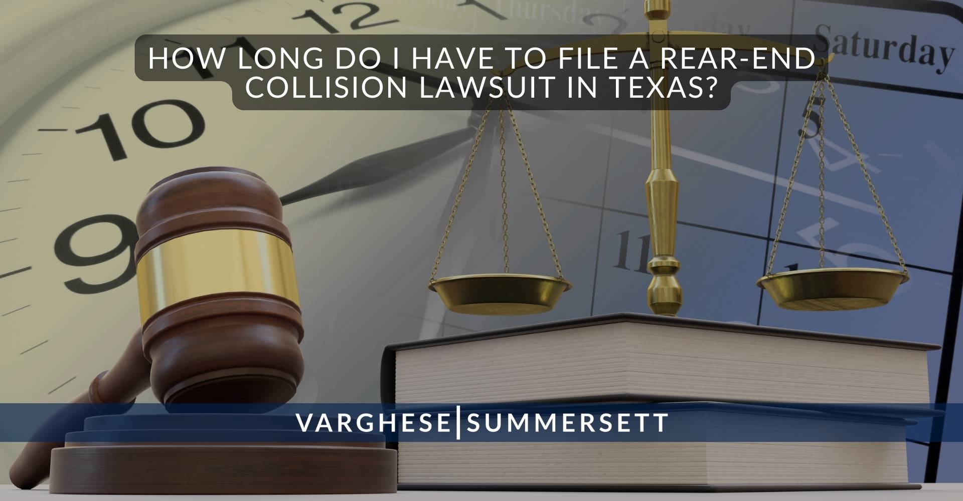 ¿Cuánto tiempo tengo para presentar una demanda por colisión trasera en Texas?