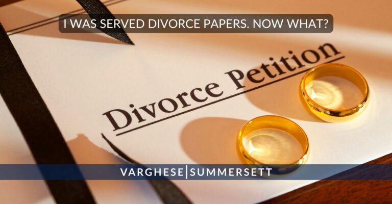 Me han entregado los papeles del divorcio. ¿Y ahora qué?