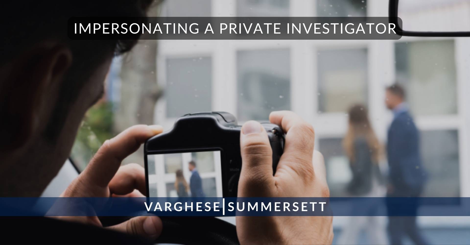 Hacerse pasar por investigador privado