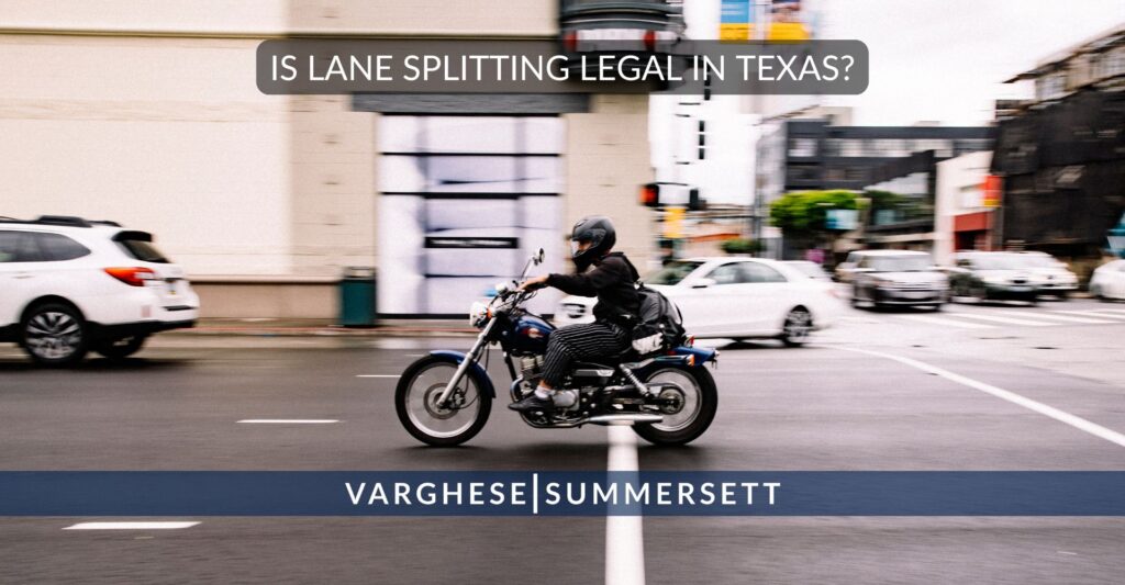Is Lane Splitting Legal in Texas