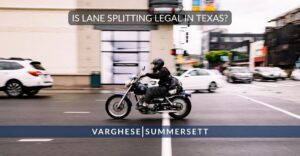 Is Lane Splitting Legal in Texas