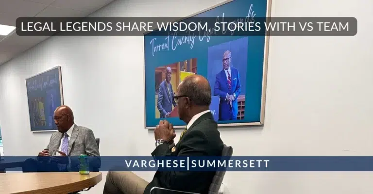 Legal Legends Share Wisdom, Stories With VS Team