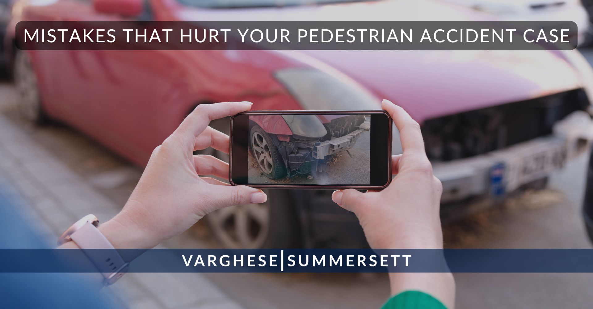 Errores que perjudican su caso de accidente peatonal