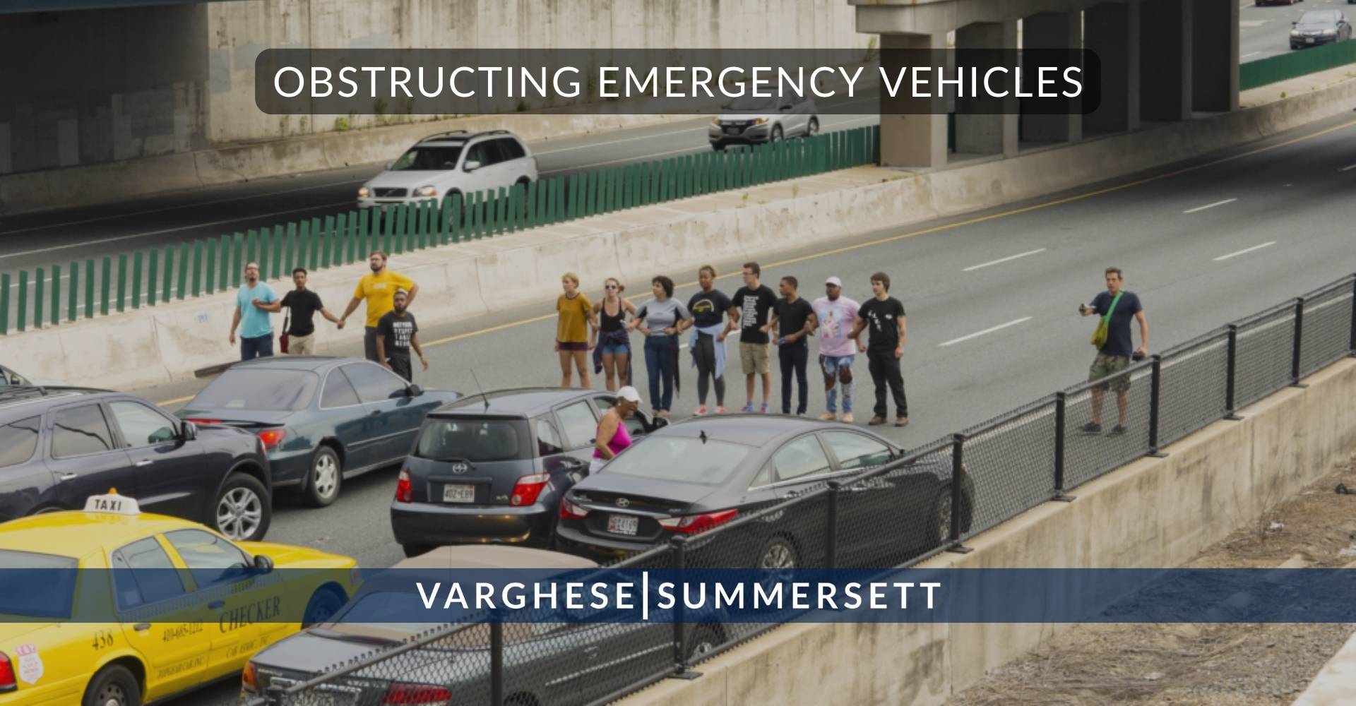 Obstrucción de vehículos de emergencia